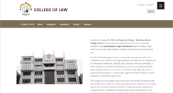 Desktop Screenshot of law.sscrmnl.edu.ph