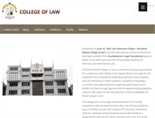 Tablet Screenshot of law.sscrmnl.edu.ph